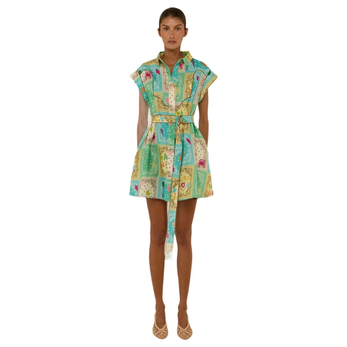 Green Boho Classy Alemais Sundress