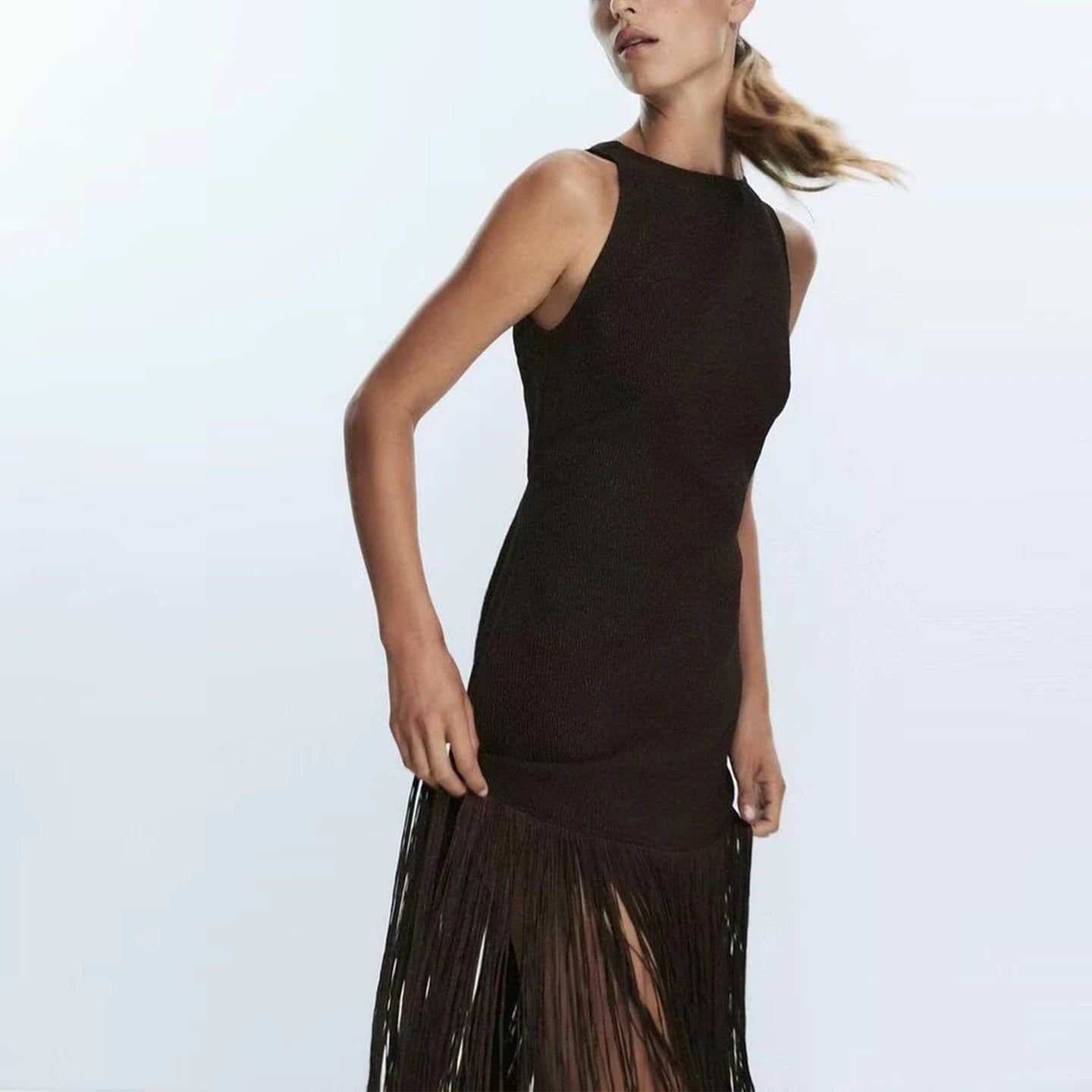Zara Vibes Tassel Fringe Dress