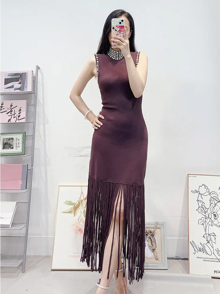 Sandro Pearl Tassel Fringe - Shellss