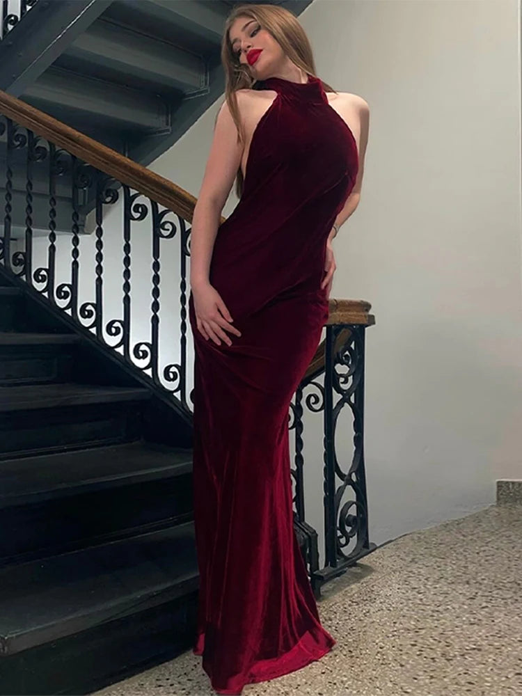 1 chic Vintage Slim Fit Dress Brown