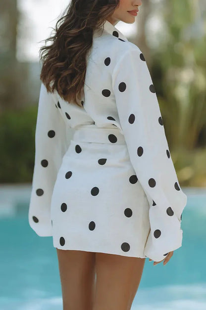 1 Polka Dots Printed Shorts Sets