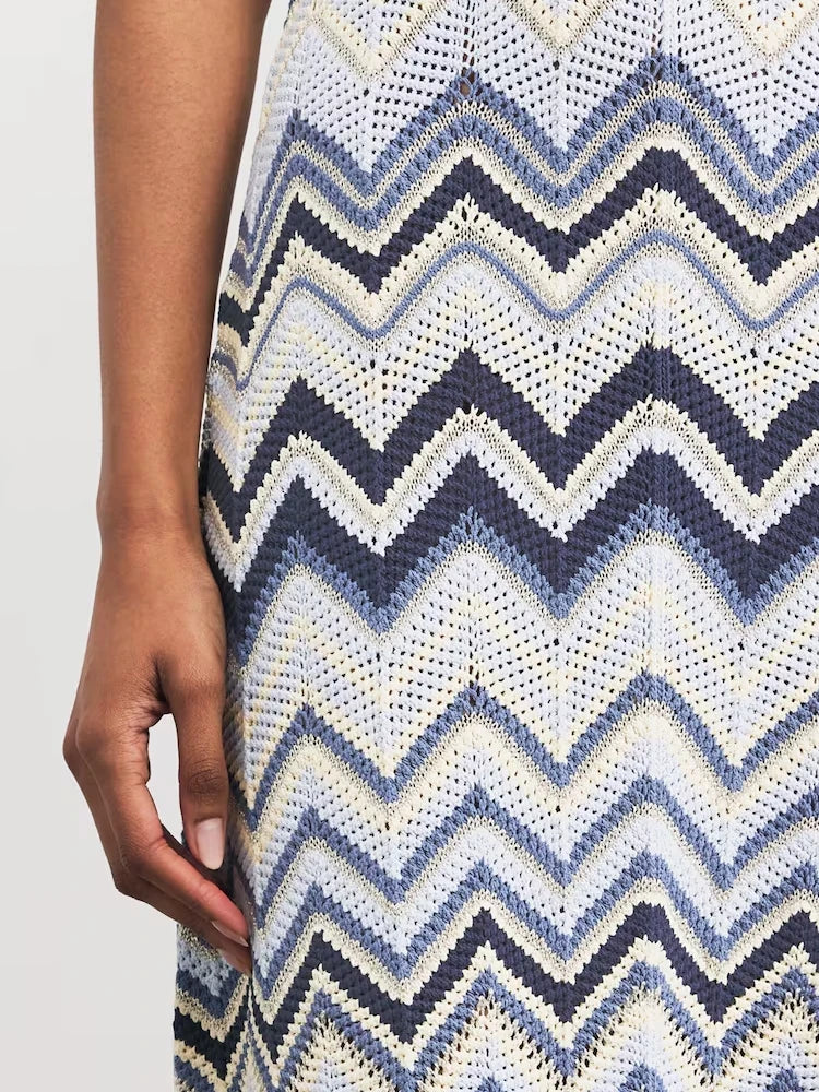 Sandro ZigZag Knit Dress - Shellss