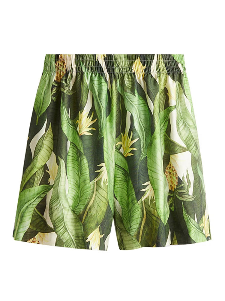 Flamingo Palm Leaf