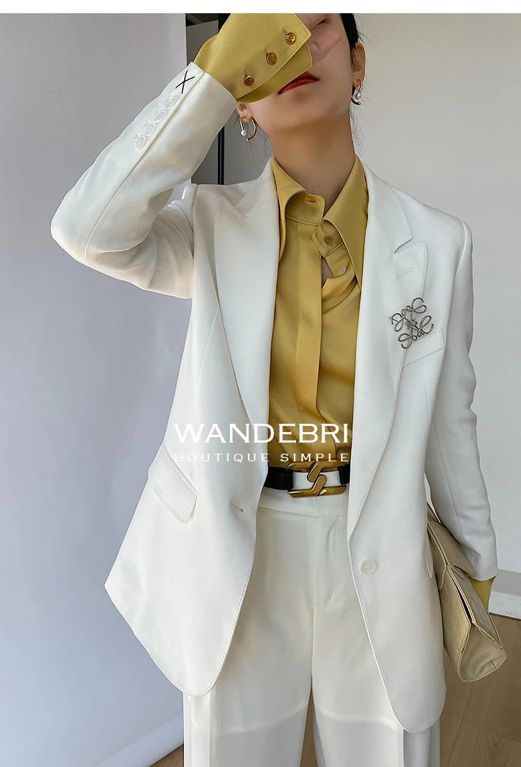 Stylish Elegant Turn Down Collar