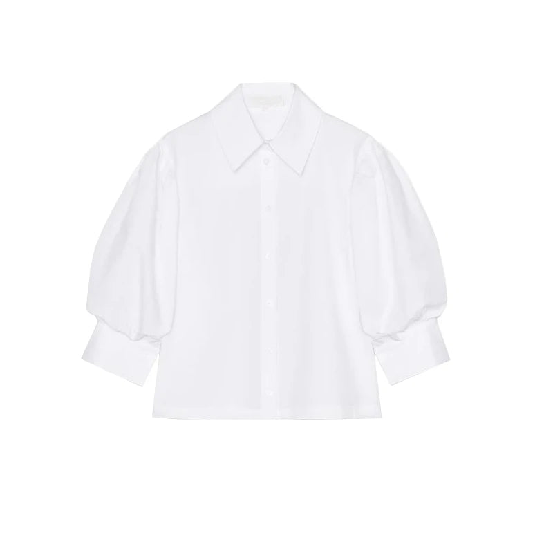 Classy CH White Cotton Shirt - Shellss