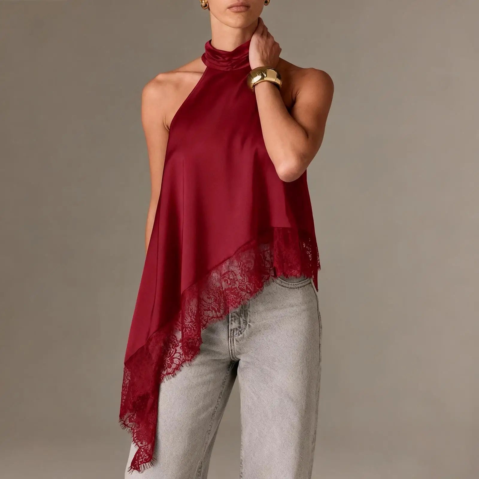 Asymmetrical Silky Top clio - Shellss