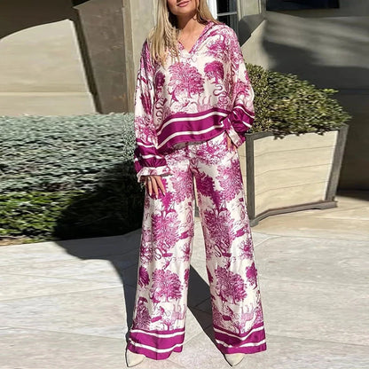 Vintage Luxury Loose Pant set