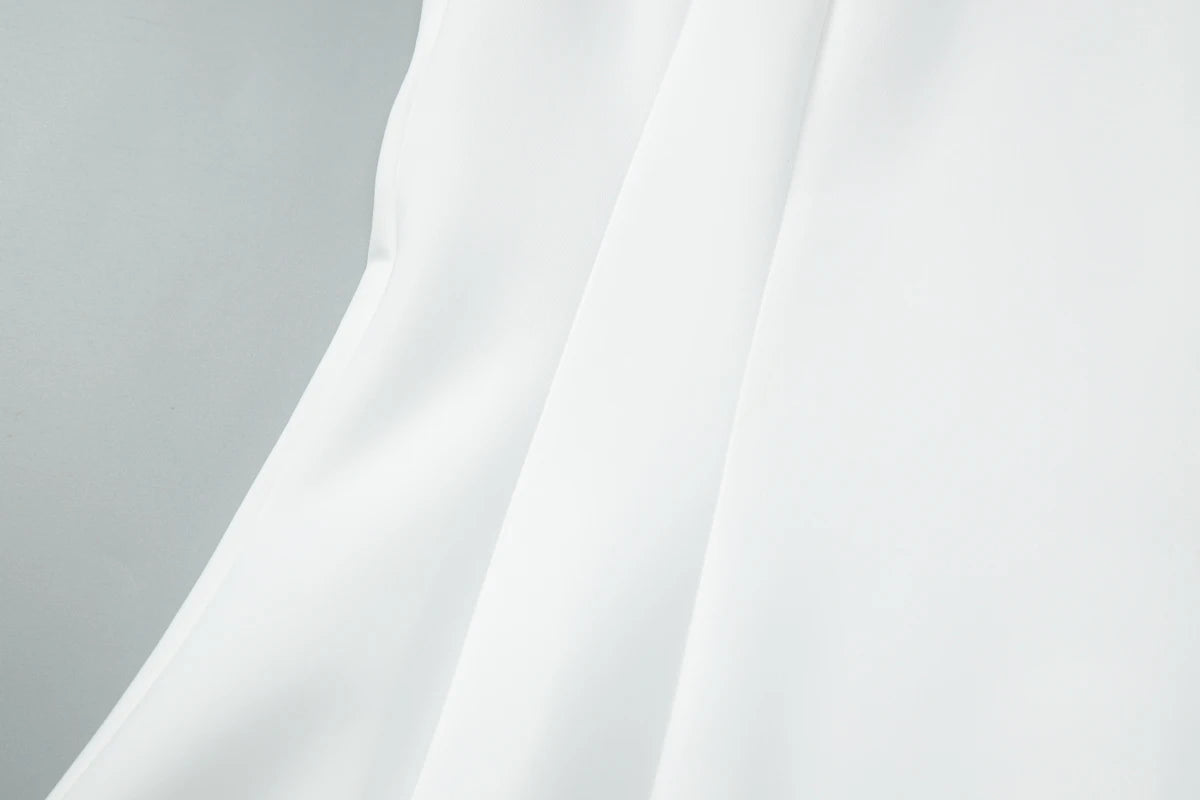 Elegant Polo Neck Pleated Mini