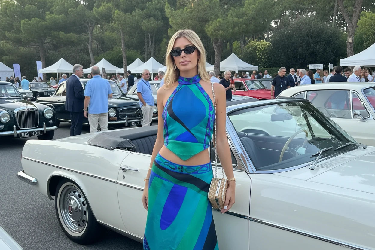 Pucci Two Piece Skirt New Sexy Halter - Shellss