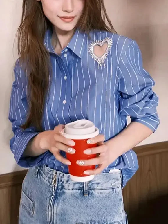 Diamond Heart Shirt Celebrity