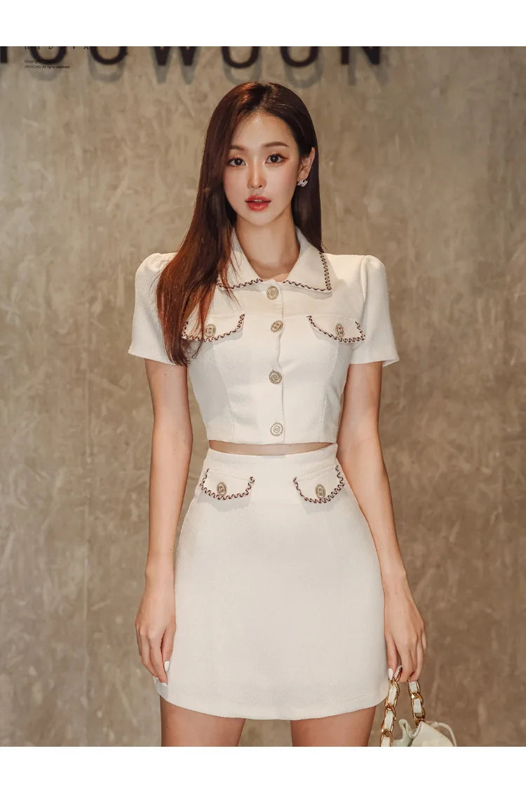 Elegant Posh Skirt set