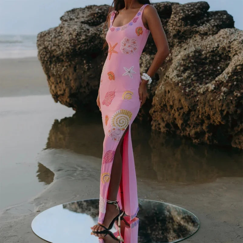 Oceanus Long Dress