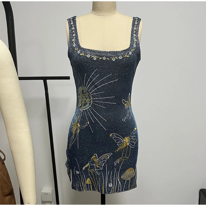 Mini Dress Slim Fit Summer High Street