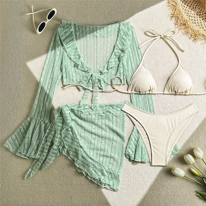 4PCS Bikini set