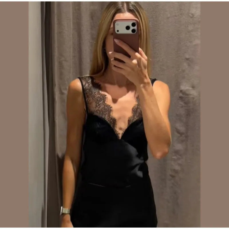 Black Lace Patchwork Strapless Dress Women Sexy Cape Shawl Waist Cinching Slim Mini Dresses Lady Evening Club Party Gowns 2026 - Shellss