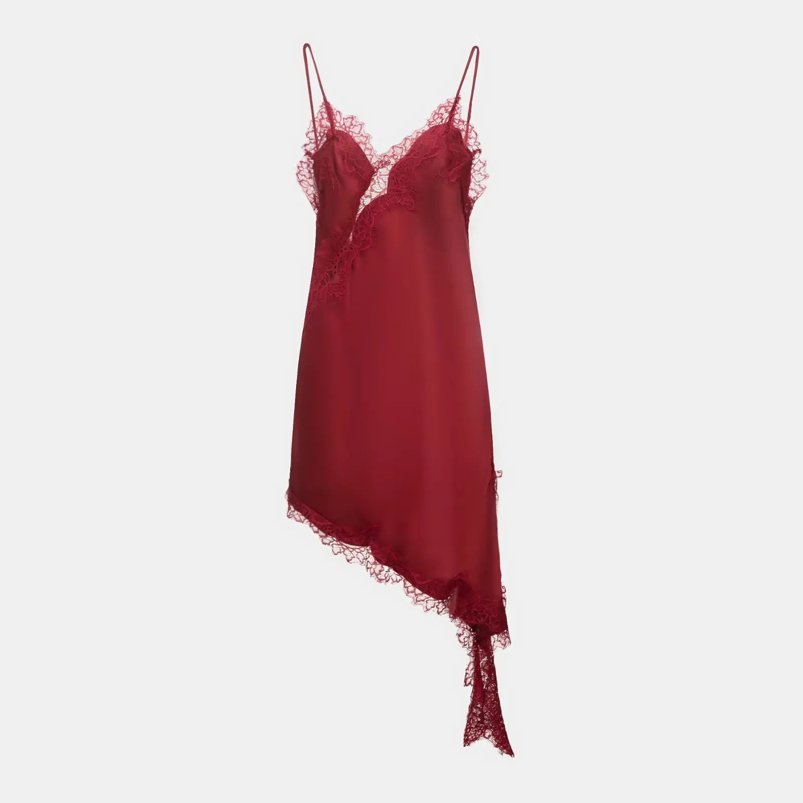 Zara Lace Asymmetric Dress- 24 hrs - Shellss