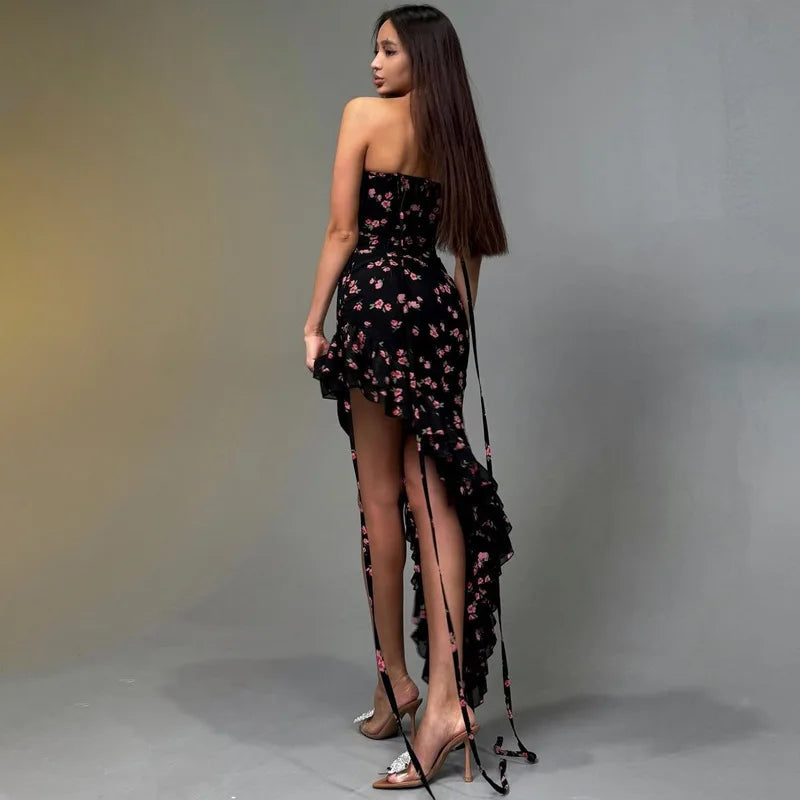 Summer Chiffon Asymmetrical
