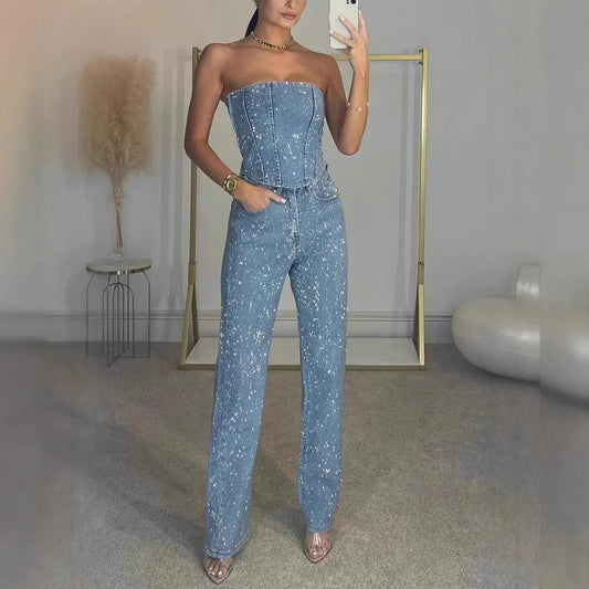 Diamond Glow Two-Piece Party Set