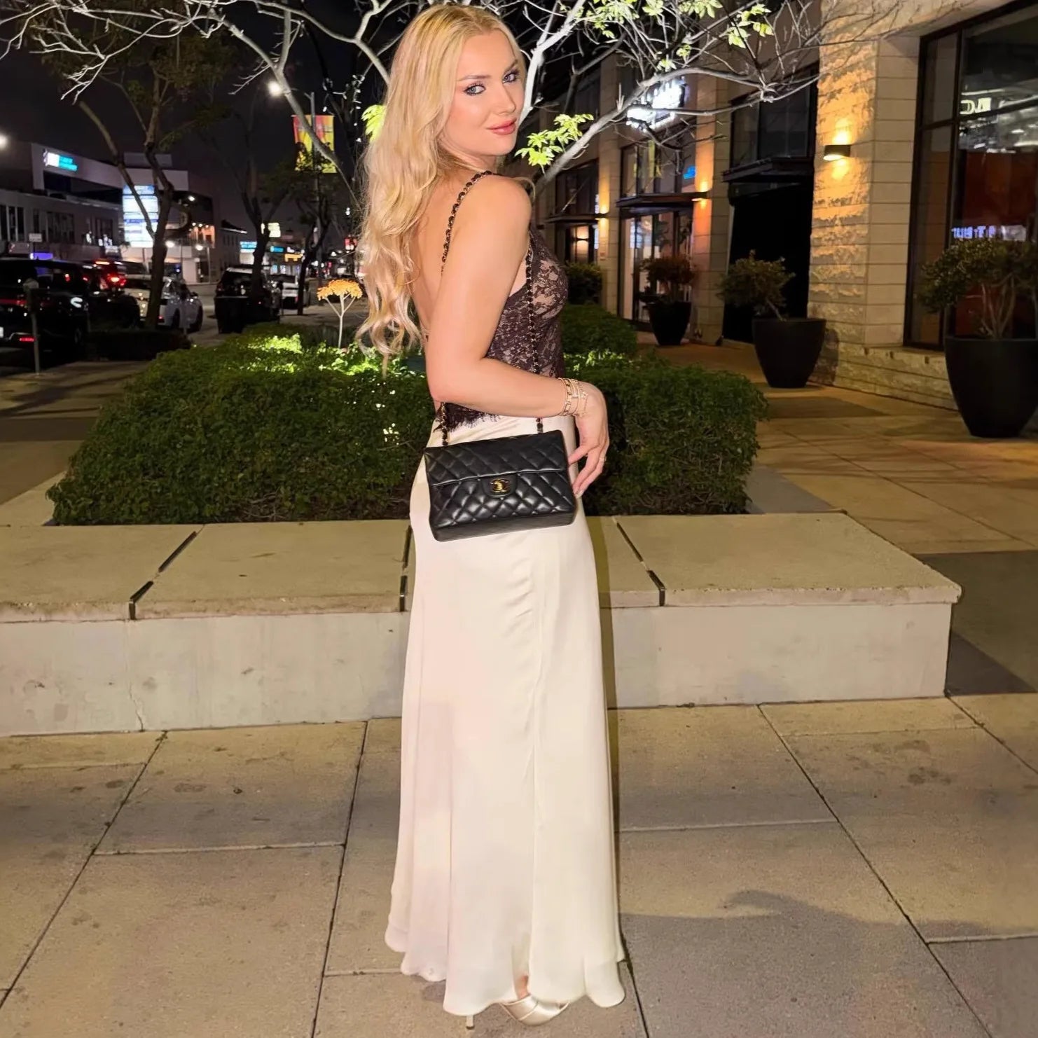 CHNMR Elegant Lace Hollow Out Halter Long Dress Women Sexy Patchwork Backless Female Maxi Dresses Summer Lady Evening Party Gown