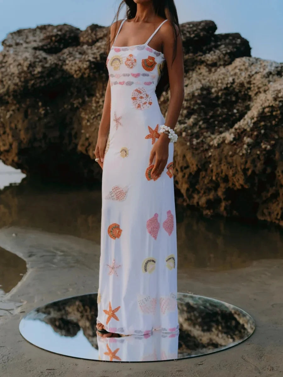 Oceanus Long Dress
