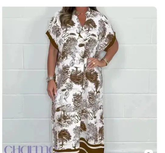 Dior Print Satin Dress