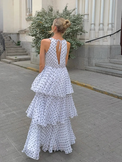 Polka dots Layered Ruffles