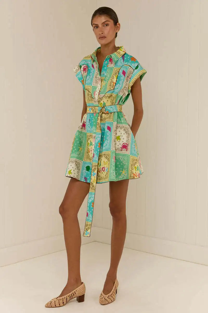 Green Boho Classy Alemais Sundress