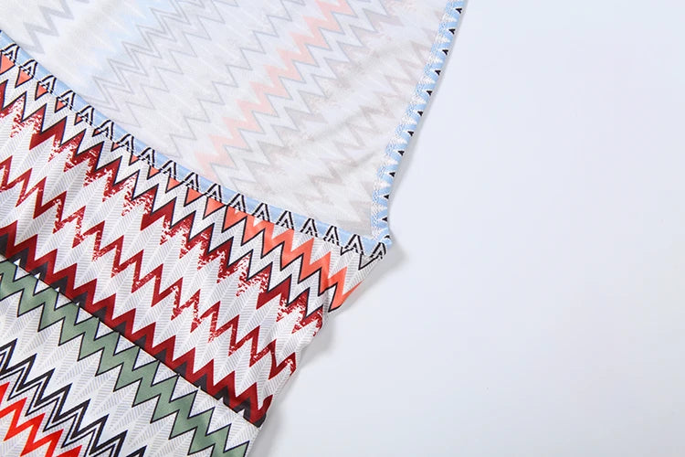 Missoni White Striped Long