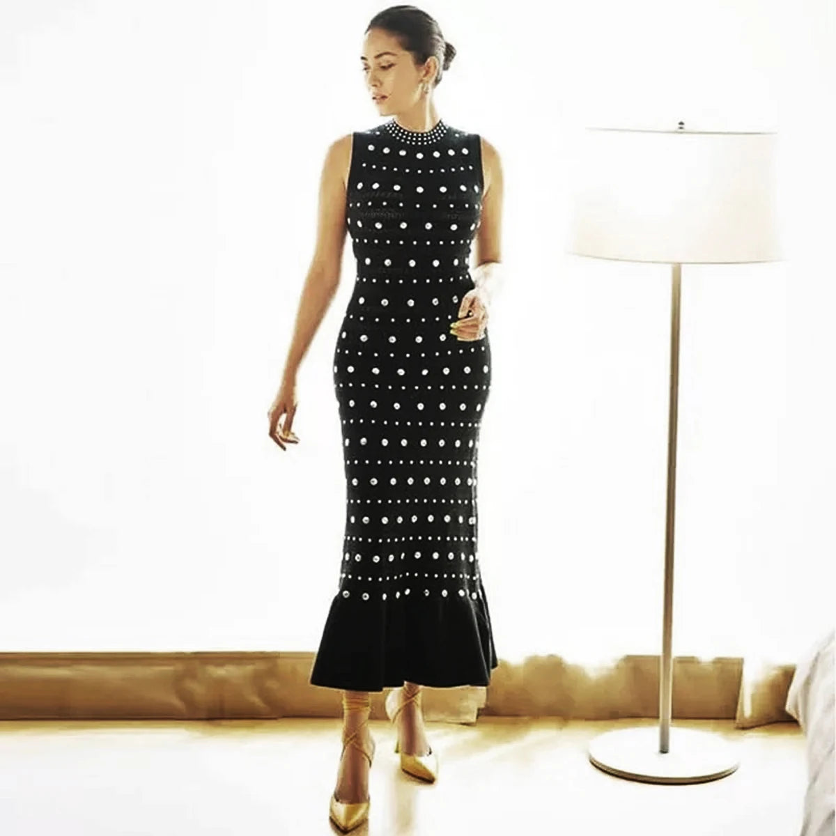 Sandro Riveted Black Dress dior