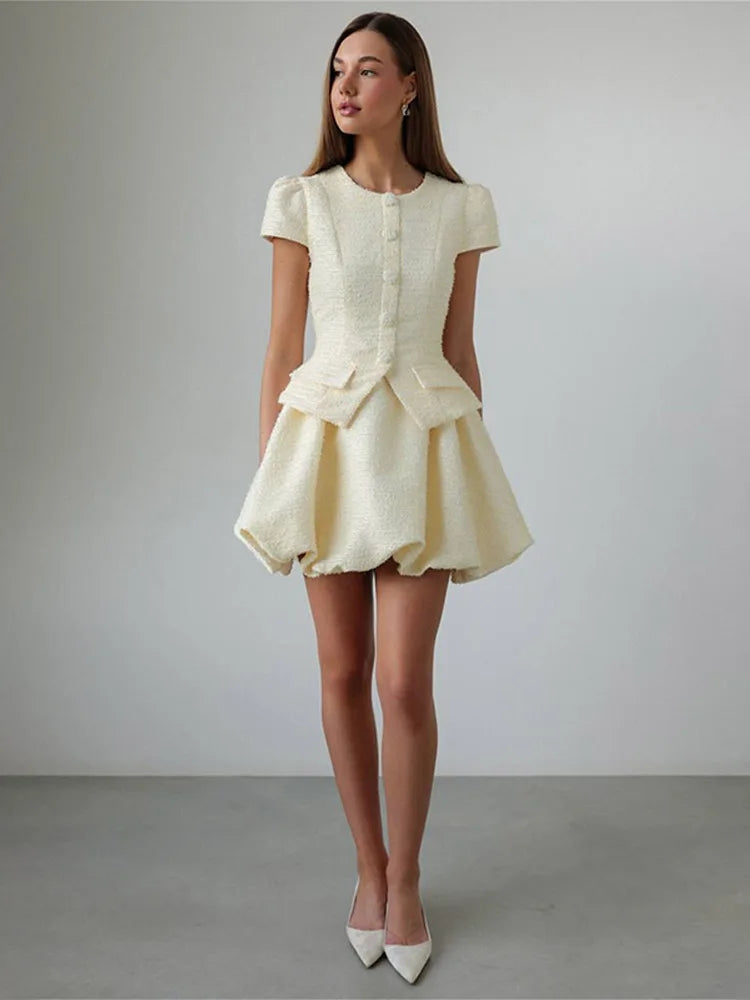 Elegant Solid Slim Women's 2 Pcs Suits