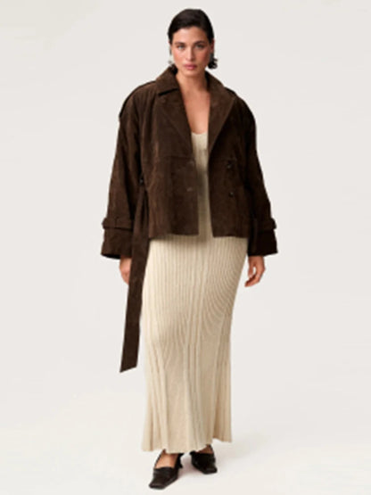 Trending Brown Suede Jacket