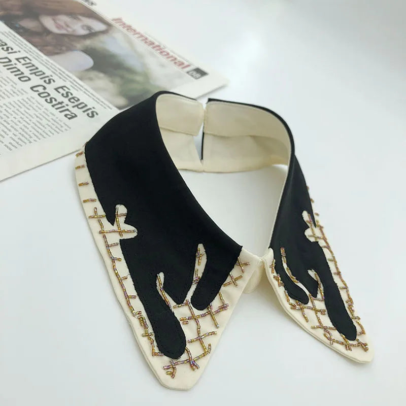 Embellished shirt collar- The royals collection