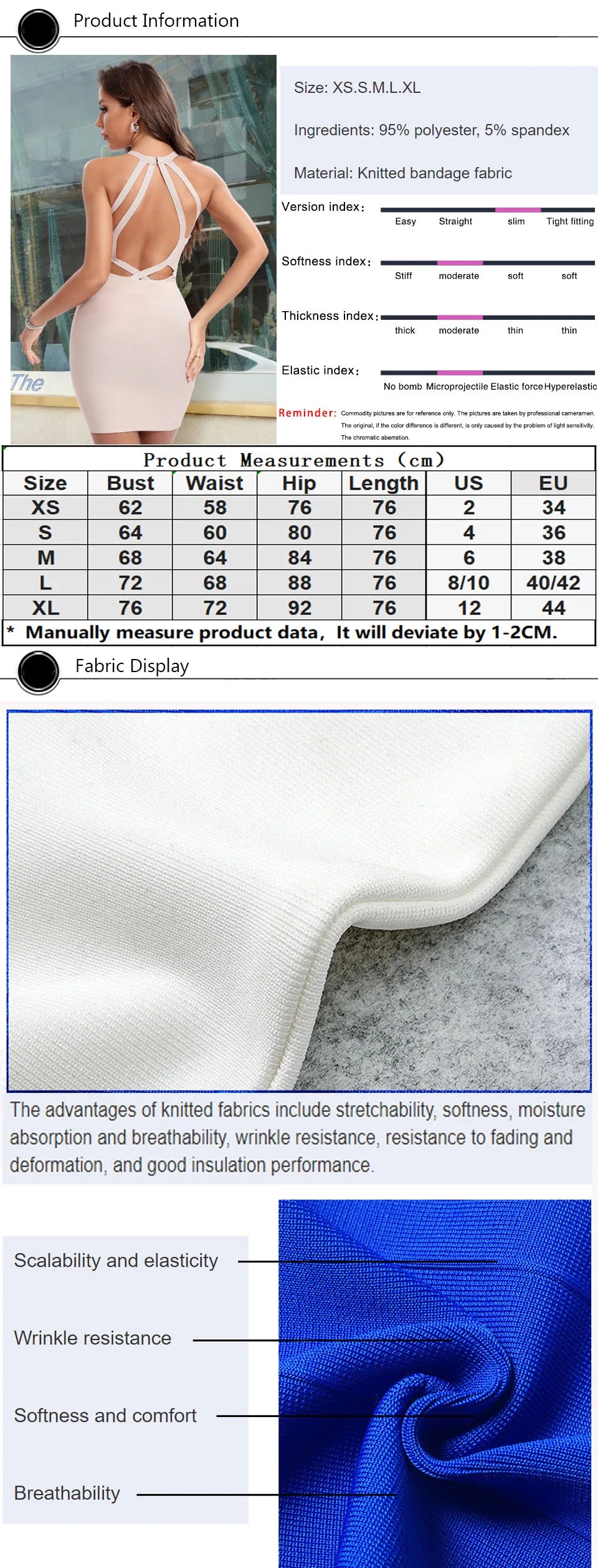 Halter Keyhole Bandage Dress