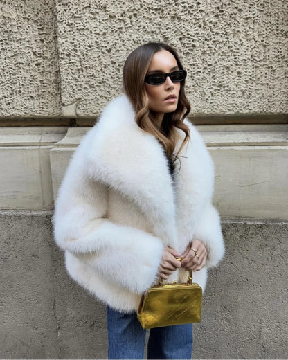 Luxury faux Fur Jacket