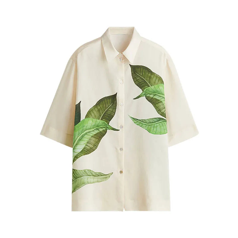 Flamingo Palm Leaf