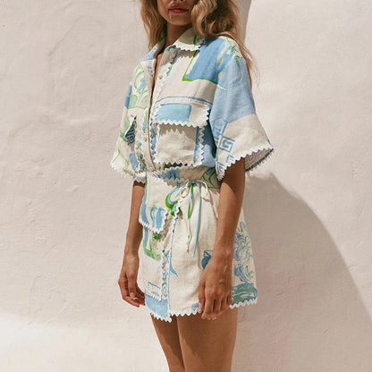 2Piece Set Pockets with skort