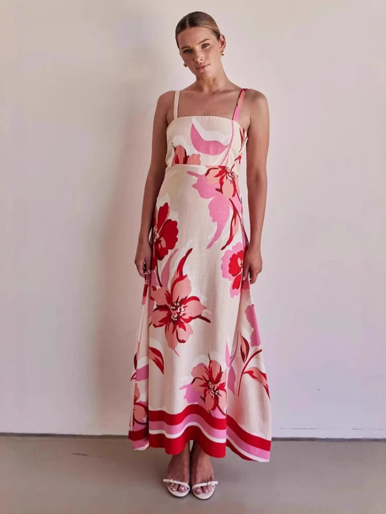 Elegant Flower Dress A-line