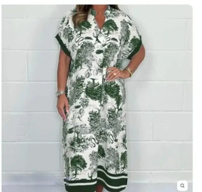 Dior Print Satin Dress