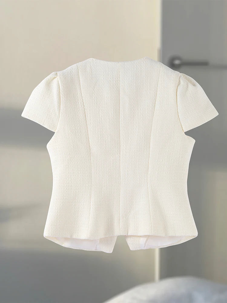 Elegant Solid Slim Women's 2 Pcs Suits