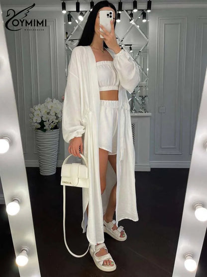 3 Piece Sets Woman Outfit Elegant