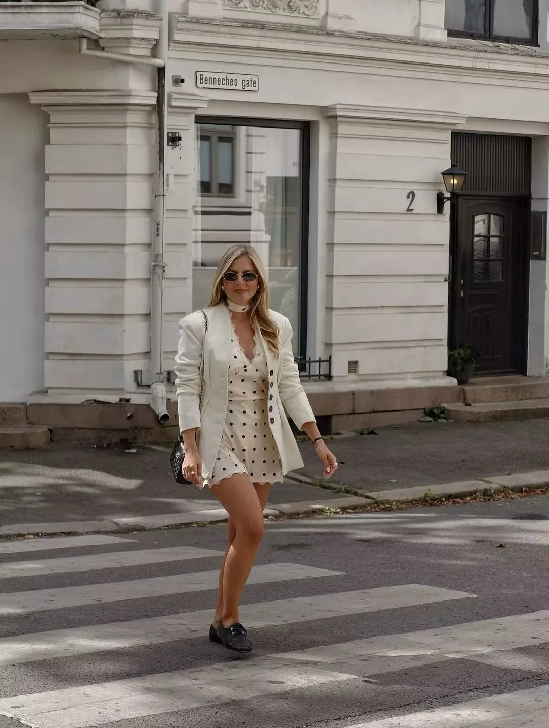 Polka Dot Halter Dress