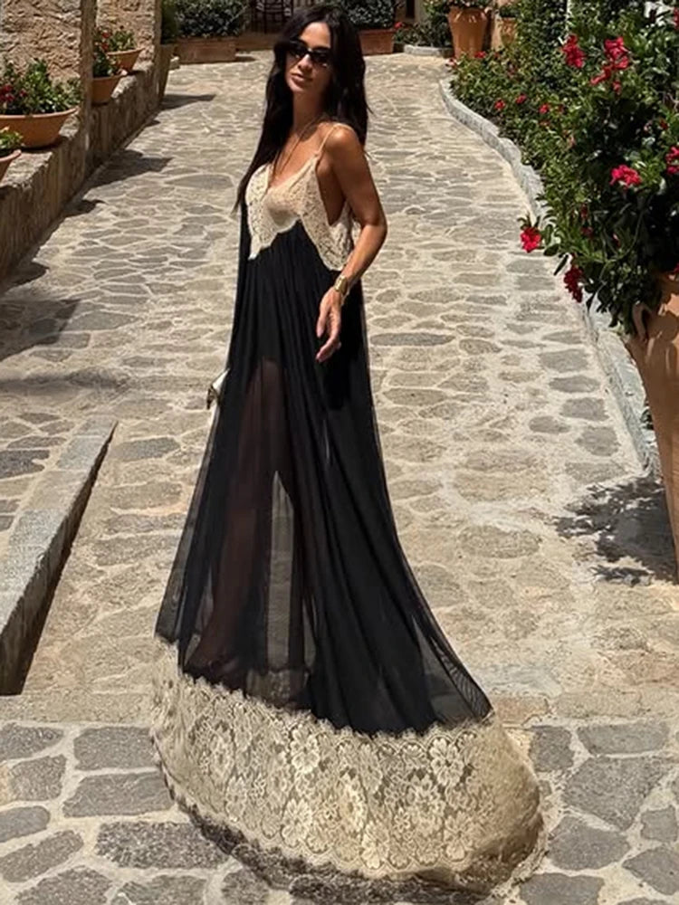 Vacation Dress Lace Party