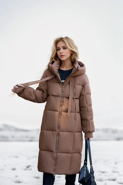 Women Parkas 2024 Autumn Winter Down Cotton Jackets Padded Thickened