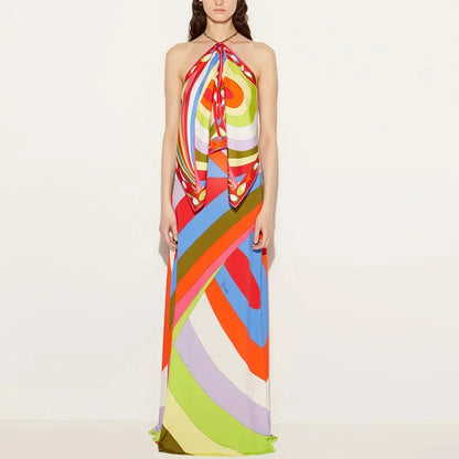 Pucci Halter Tank Tops