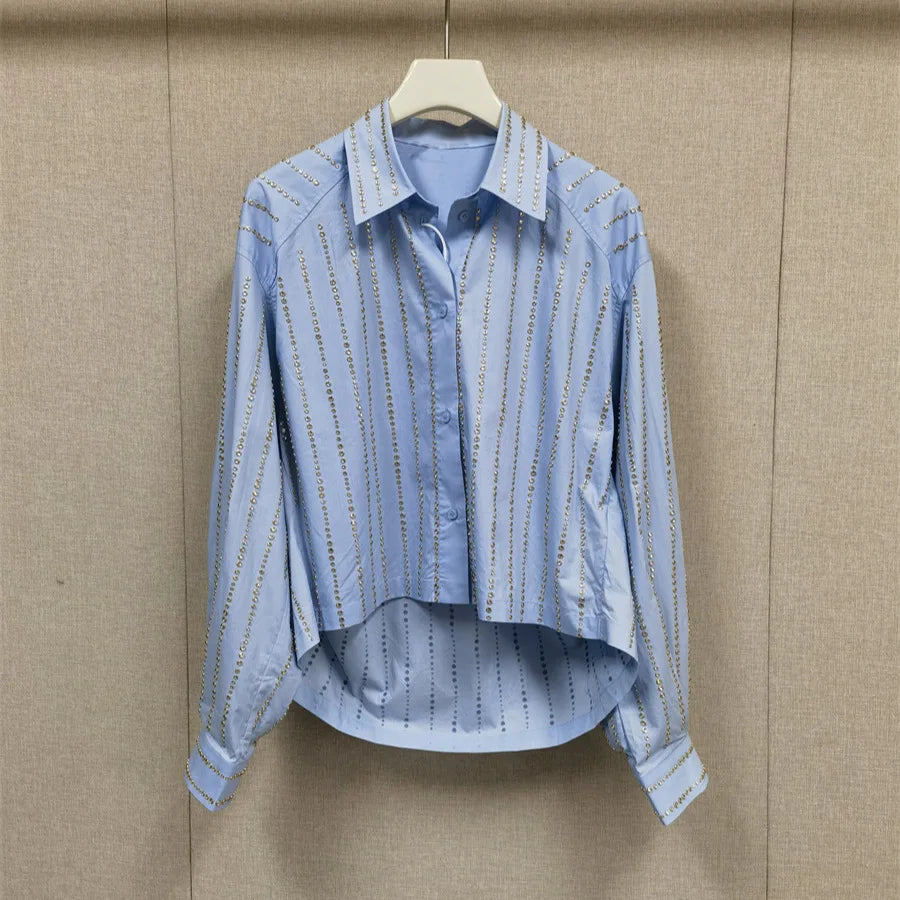 Blue Diamond Striped