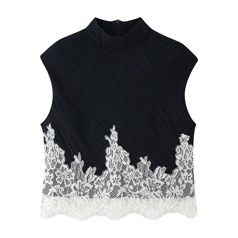 Zara Lace Set Navy Blue