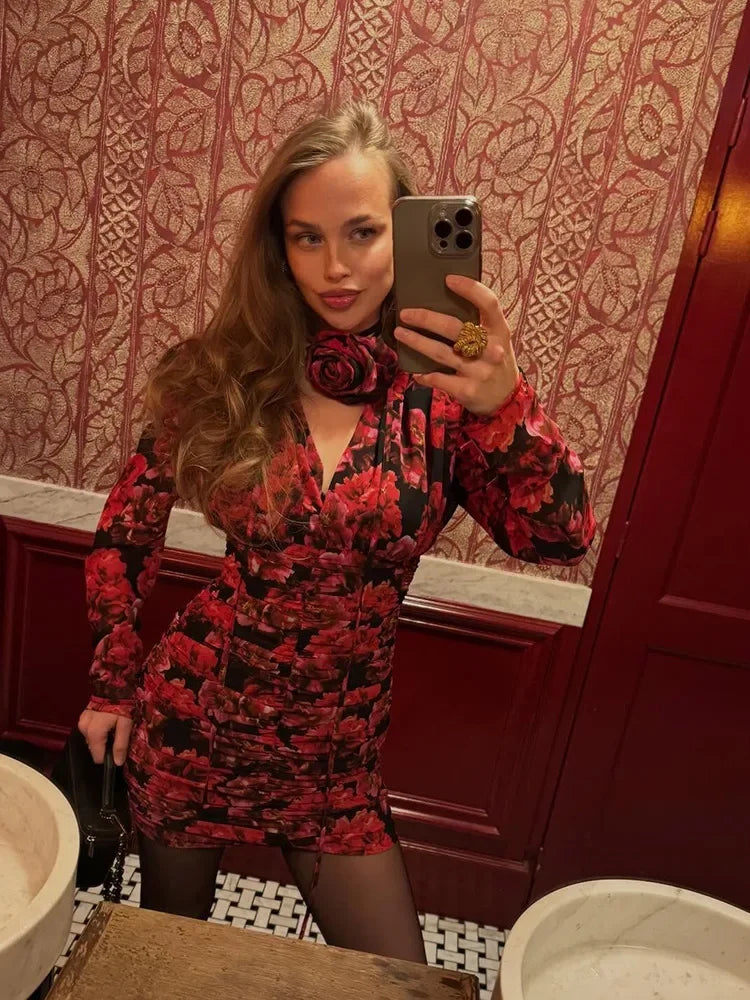 Floral Mini Dress