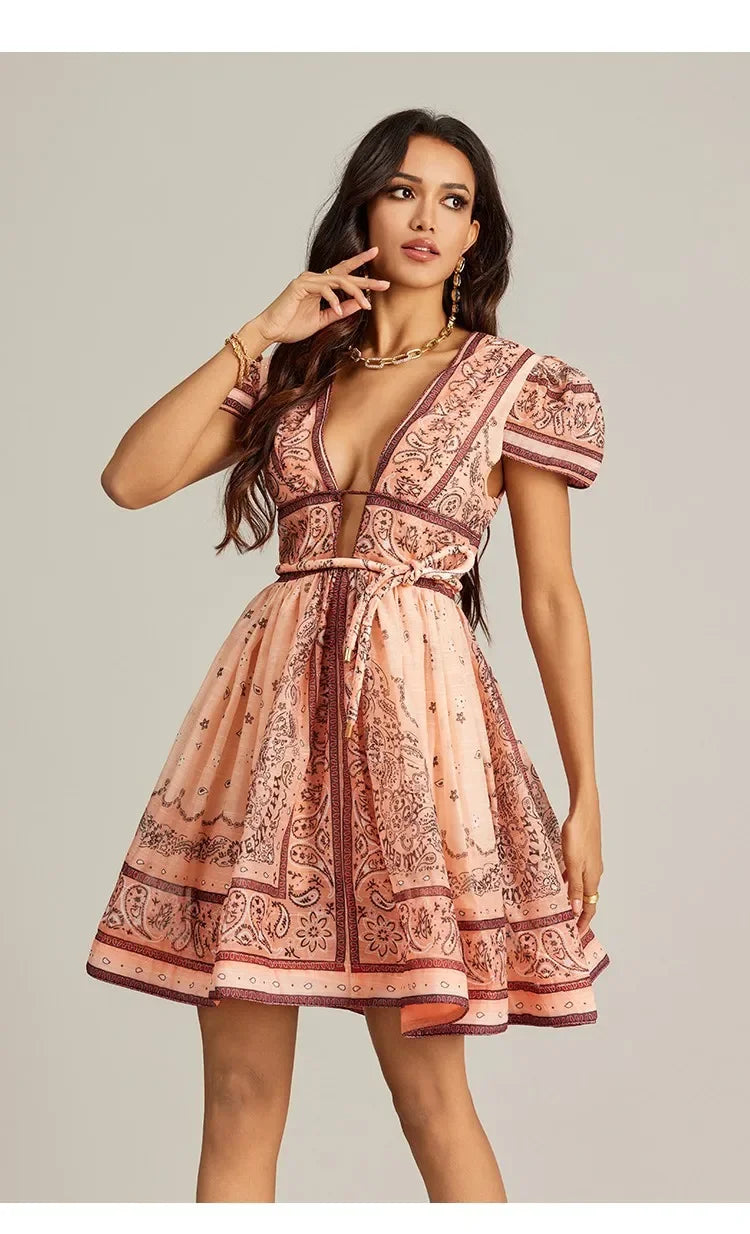 Cropped Trend Summer Dress Bohemian