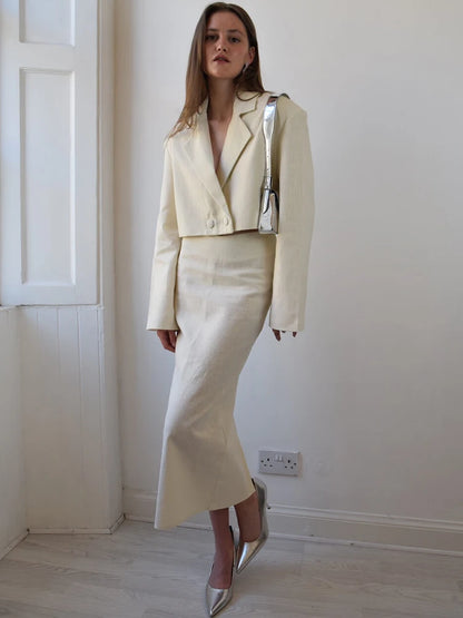 Top Mid length Skirt Party Formal