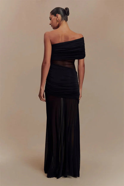 Off-shoulder Strapless Party Long Dress